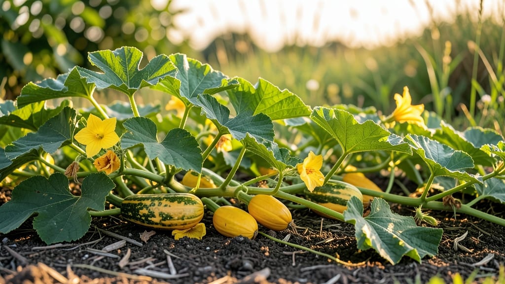 Yellow Sunburst Squash Growing Guide: Bold Striped Harvest in 90 Days