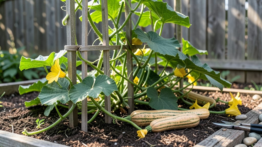 Delicata Squash Trellis: Vertical Growth Hacks for Compact Gardens