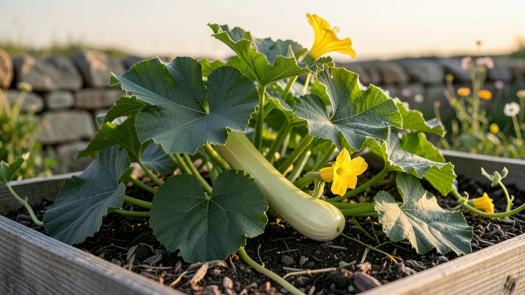 Light Green Zucchini Squash: Year-Round Harvest in Partial Shade