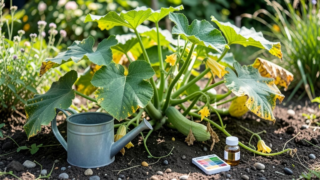 Why Are My Squash Leaves Turning Yellow: 5 Common Fixes for Lush Growth