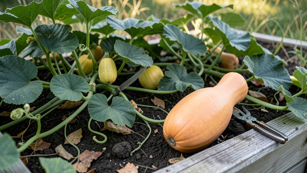 How Do You Know When to Pick Butternut Squash: Seed Stem Separation Test for Peak Sweetness