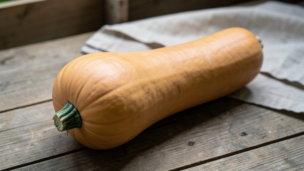 Butternut Squash Stem and Shape