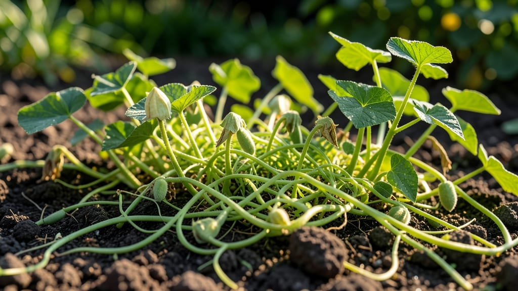 Peas in Direct Squash Proximity