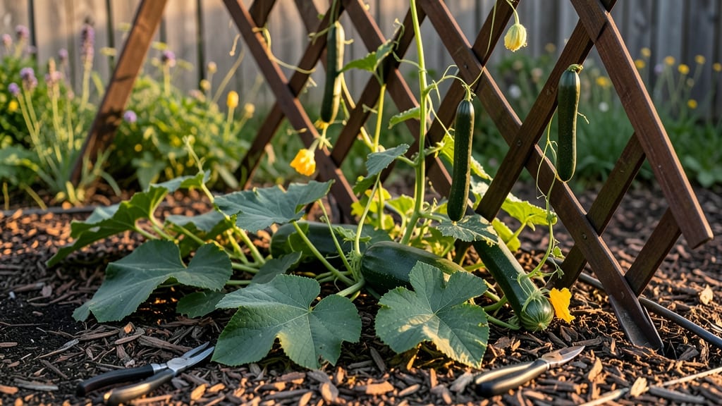 Trellis For Squash And Cucumbers: Space-Saving Support for Bountiful Vines