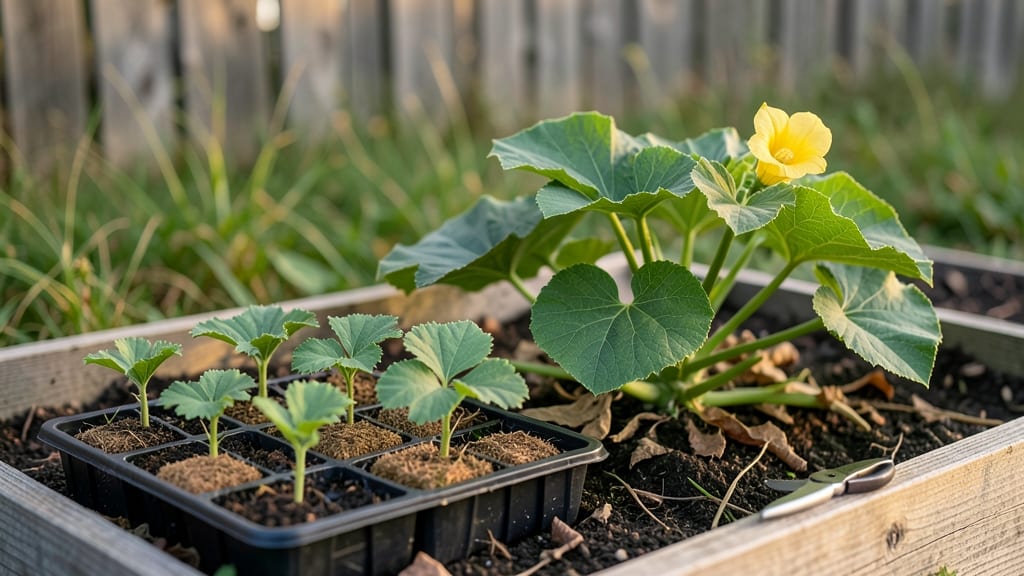 Early White Bush Scallop Squash Seeds: Cold-Hardy Variety for Compact Gardens