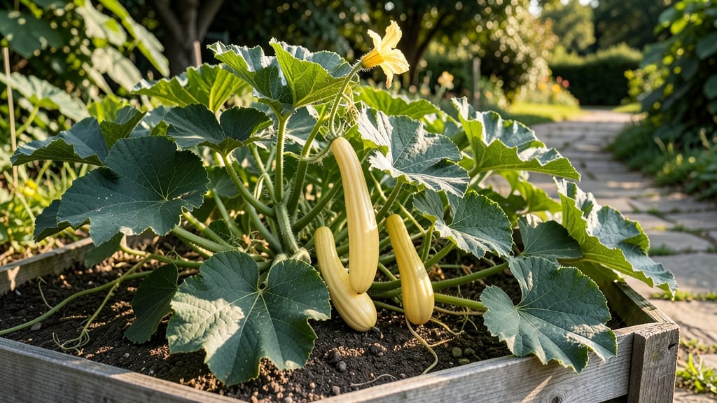 Yellow Crooked Neck Squash: Cold-Hardy Vining Treasure for Shady Gardens