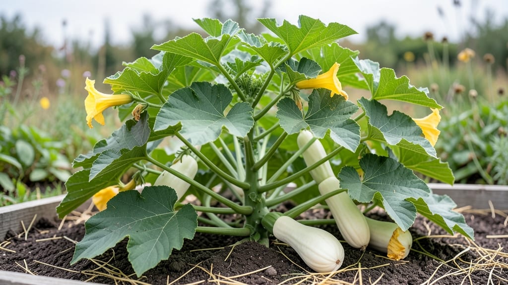 Long White Bush Squash: Cold-Hardy Variety for Reliable Harvests