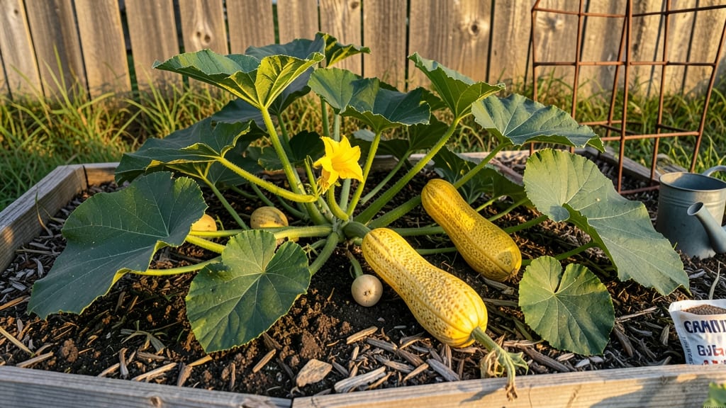 Yellow Bumpy Crookneck Squash: Cold-Resistant Variety for Reliable Harvests