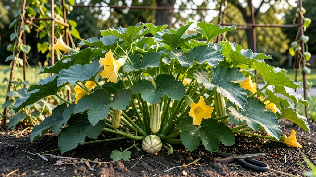 Yellow Striped Squash Growing Guide: Sun-Loving Vines That Thrive in Containers
