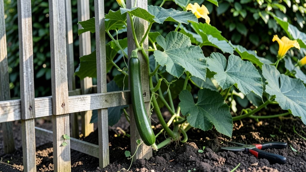 Zucchini Squash Trellis: Vertical Space-Saving for Bountiful Harvests