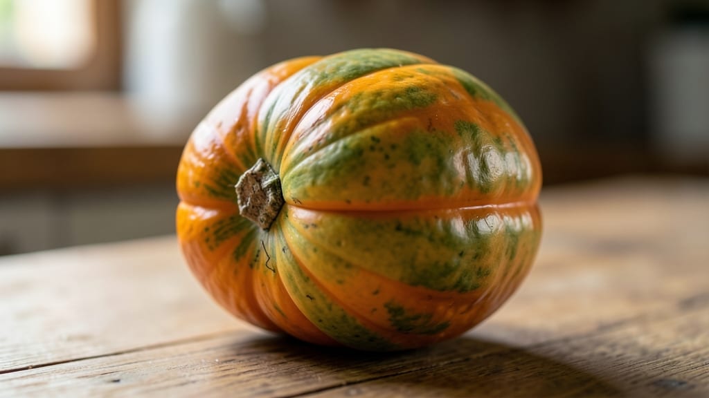 Acorn Squash with Ribbed Orange Shell