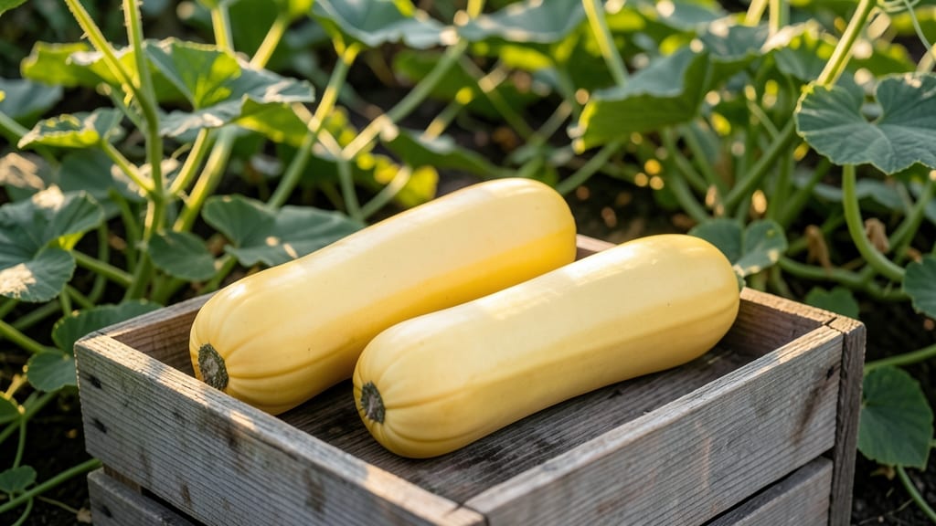 Straightneck Squash with Smooth Yellow Skin