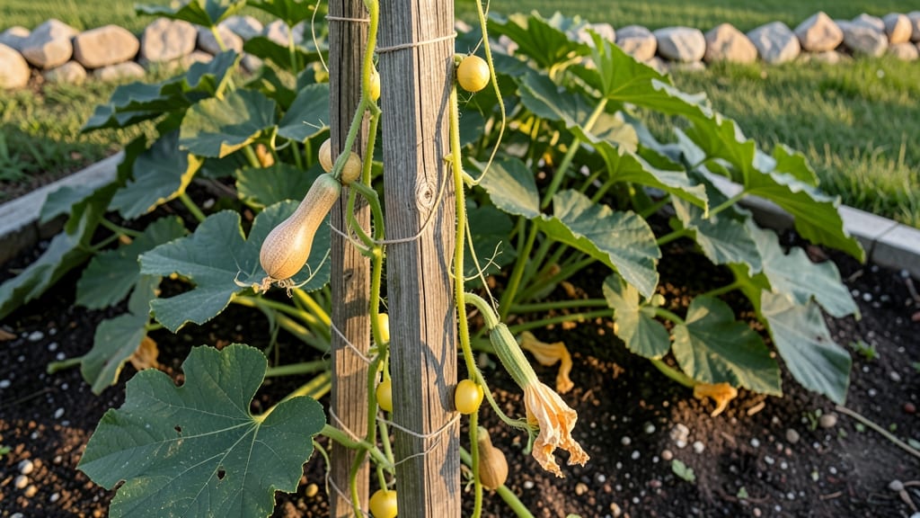 Vertical Butternut Squash Trellis: Space-Saving Vine Guide for Bountiful Harvests