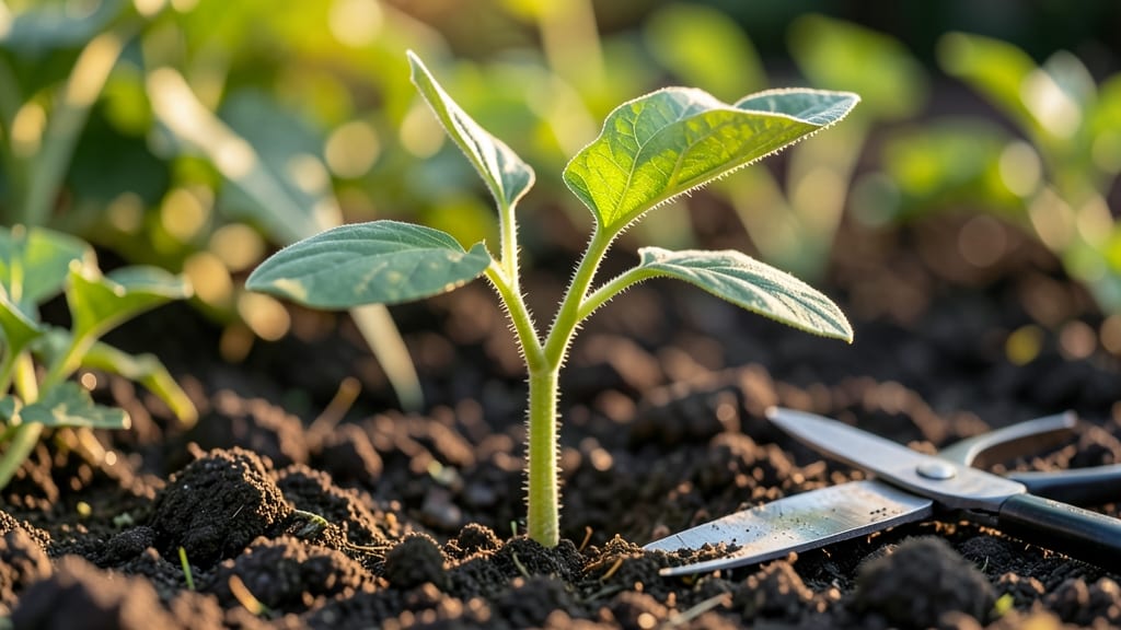 What Do Squash Sprouts Look Like: Tiny Leaves, Hairy Stems, and Key ID Features