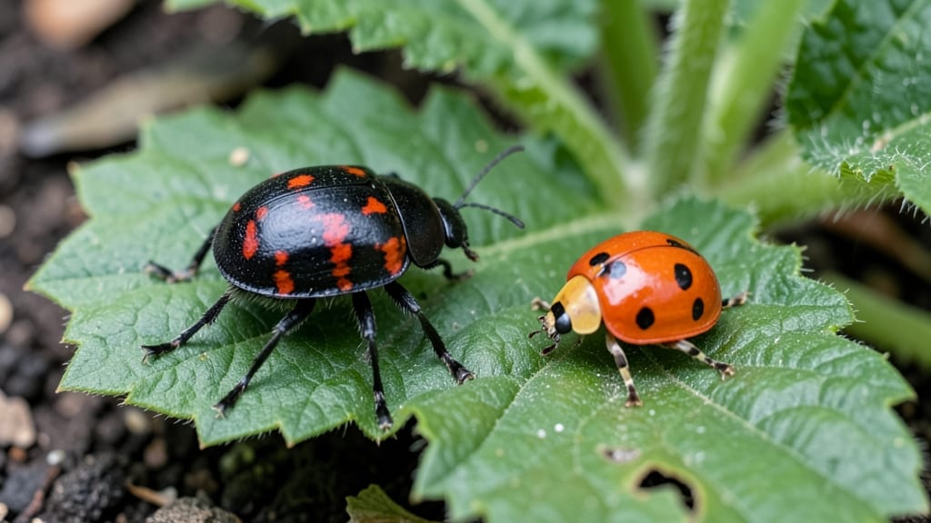Squash Beetles vs Ladybugs: Natural Pest Control Showdown