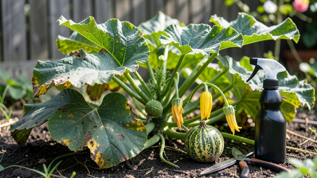 Squash Plant Blight: Copper Spray Cure That Stops Spread Fast