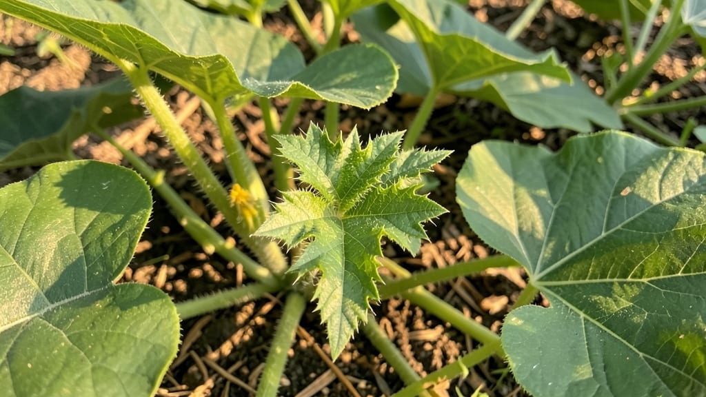 Nettle Weed in Squash Patches