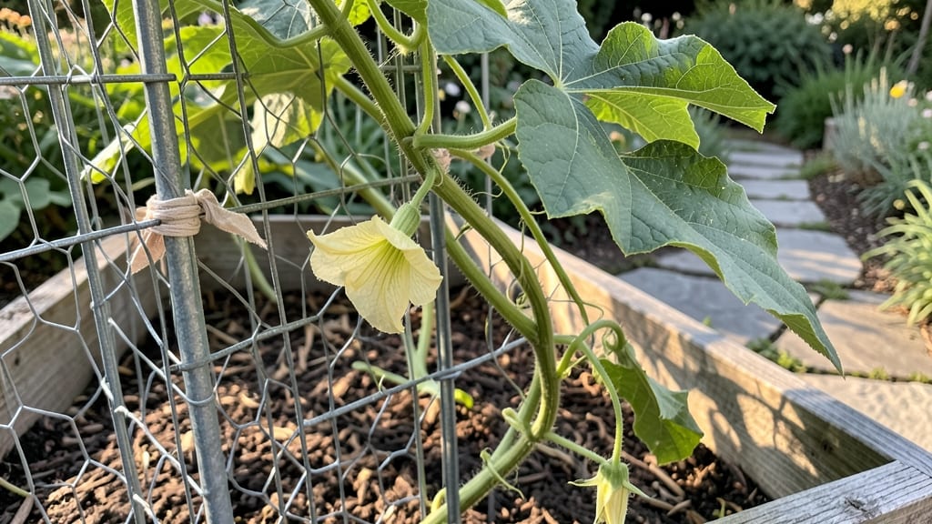 Growing Butternut Squash Vertically: Space-Saving Trellis Secrets for Bountiful Harvests