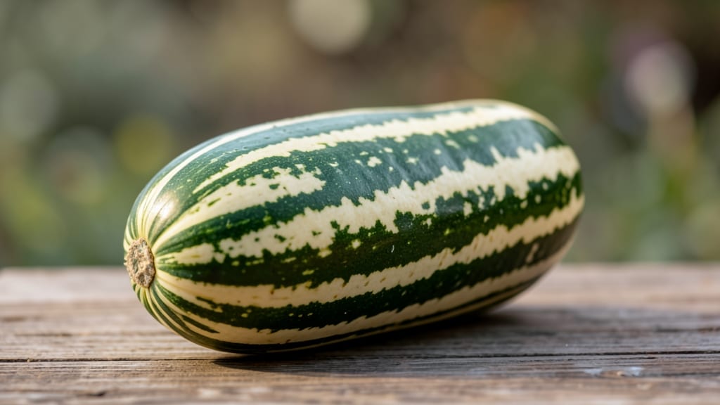 Spaghetti Squash with Unique Ribbed Texture