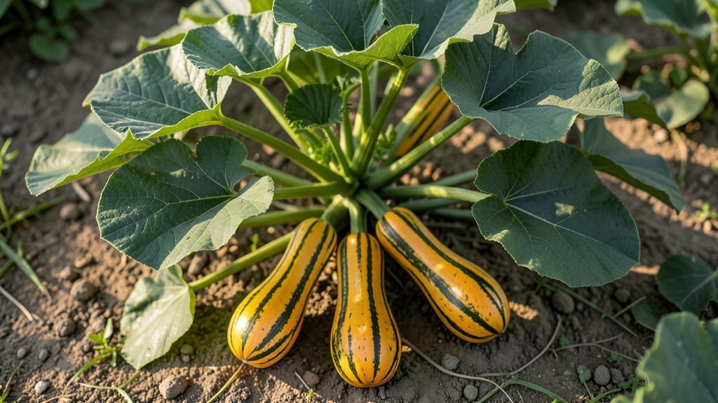 Delicata Squash Leaf Comparison