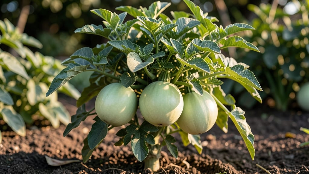 Zucchini 'Eight Ball' Bush Variety