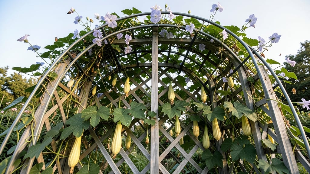 10 Spaghetti Squash Trellis Ideas: Space-Saving Vertical Gardens for Small Yards