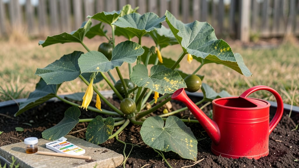 Why Are My Squash Plant Leaves Turning Yellow: 5 Common Causes and Fixes