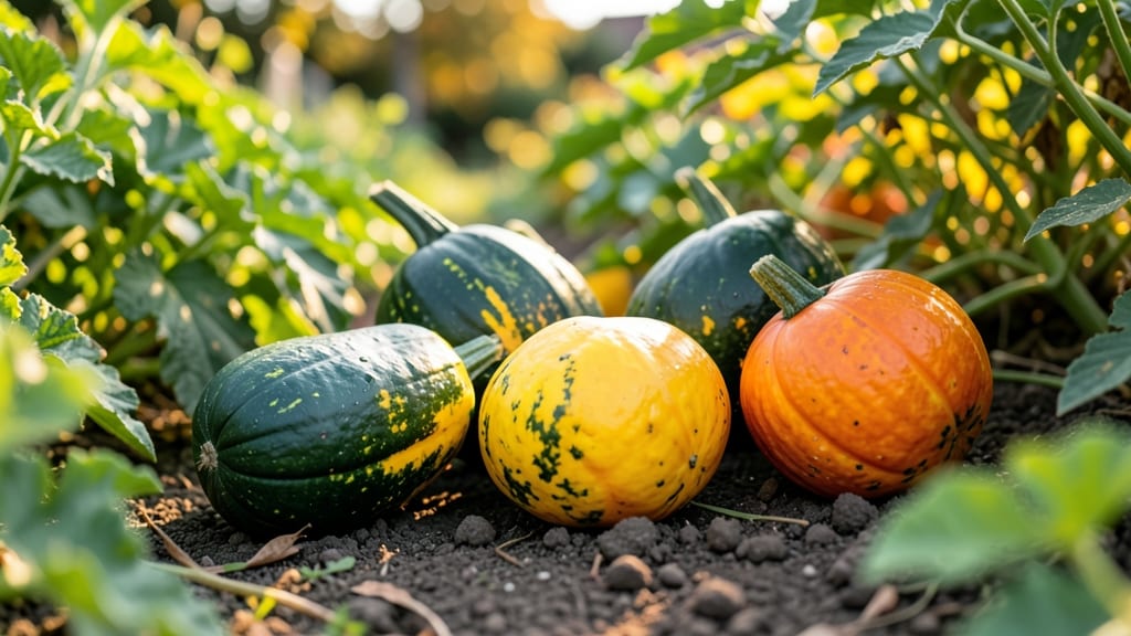 Carnival Squash for Colorful Garden Beds
